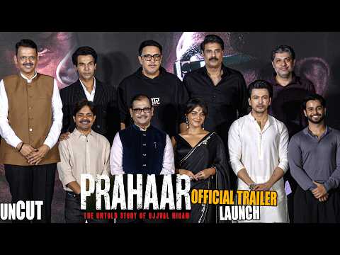 UNCUT - Prahaar :The Untold Story of Ujjwal Nikam | Official Trailer Launch | Rajkummar Rao, Wamiqa