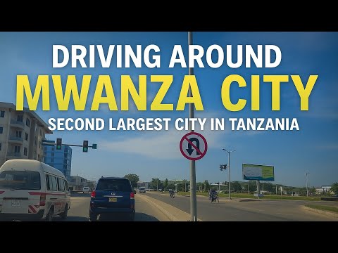 Driving Around Second Largest City In Tanzania Mwanza City