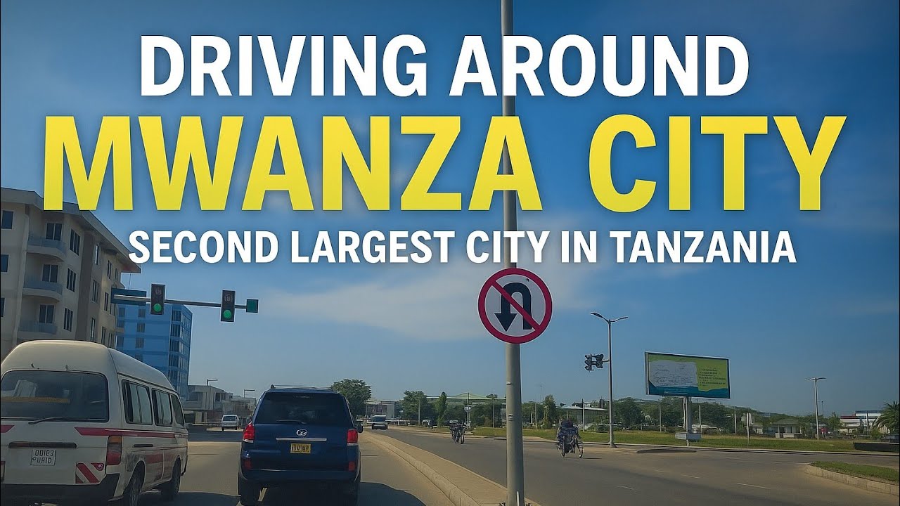 Driving around Second Largest City in Tanzania | Mwanza City