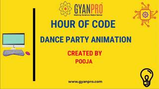 Pooja Dance Party Animation Trailer Gyanpros Hour Of Code.