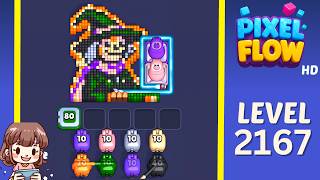 Pixel Flow Level 2167 Solution Walkthrough
