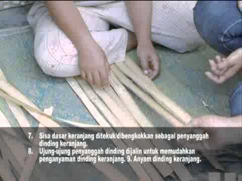 Pembuatan Keranjang Salak Dari  Bambu  YouTube