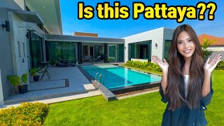 Is this Pattaya House??? Touring the Latest Modern Homes in Thailand!!