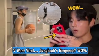 V Goes Viral Playing Basketball — But Jungkook’s Unexpected Response BREAKS the Internet!
