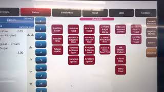 What does the Dunkin Donuts cash register looks like