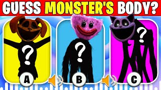 Guess The Monster's Body and EMOJI | Poppy Playtime Chapter 3 + Smiling Critters | Kissy Missy