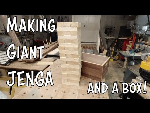 Giant Jenga Game EASY DIY: How to make