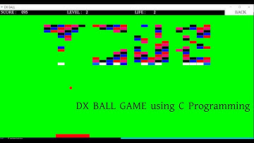 DX BALL Game using C programming and iGraphics.h Library