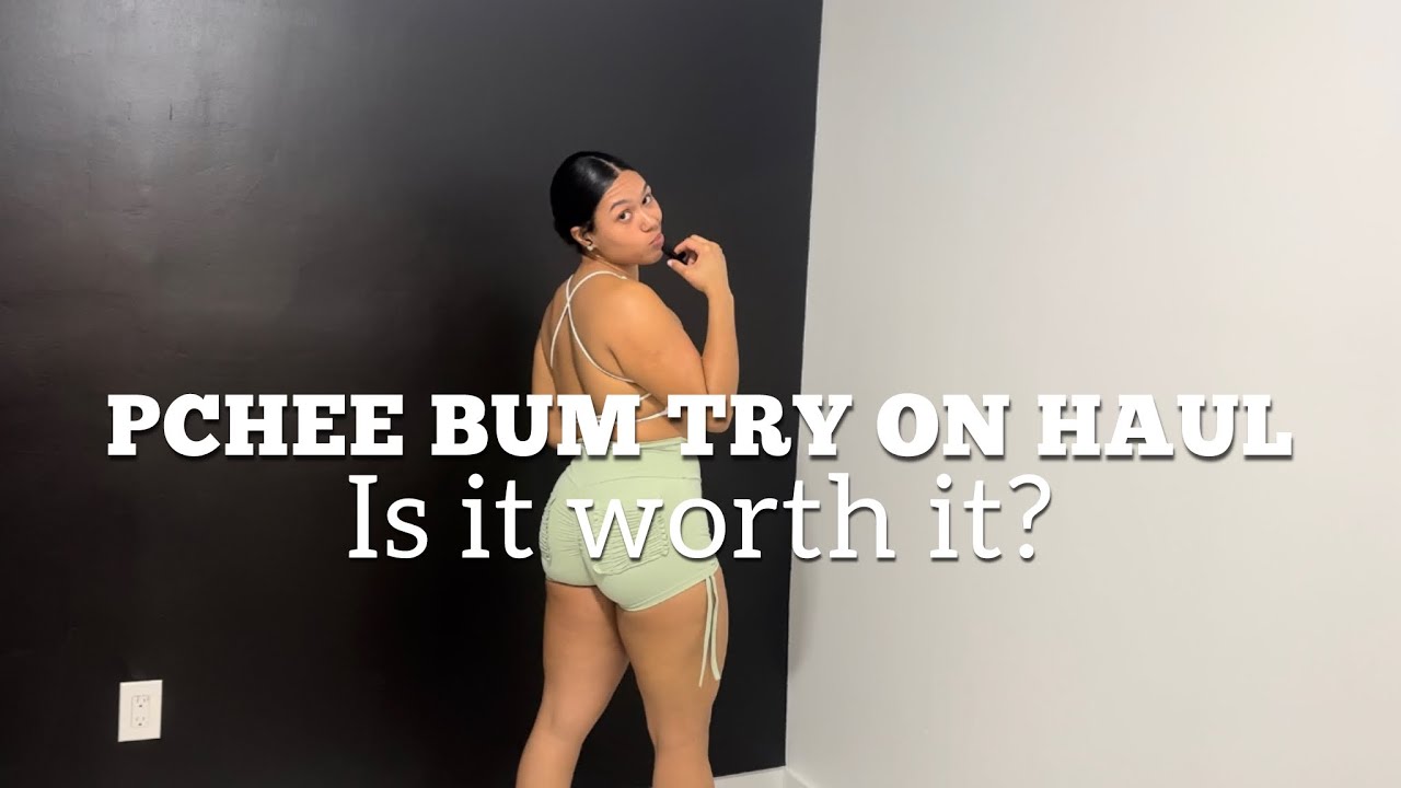 UNSPONSORED* *Gym* try on Haul || PCHEE BUM || (My first YouTube video)