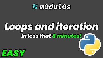 Loops and Iteration In Python In Under 8 Minutes! (Easy Course 1 - Video 4)