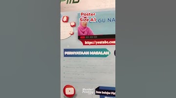 Poster Printing Size A1... #menteriprinting #stickerlabel #stickermurah #posterdesign #poster