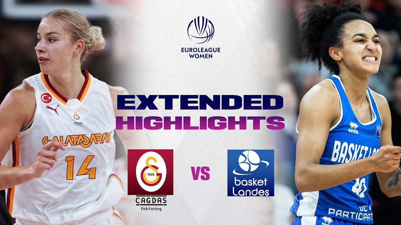 SFs Play-Ins: Galatasaray Cagdas Faktoring v Basket Landes | Highlights | EuroLeague Women 2025-26