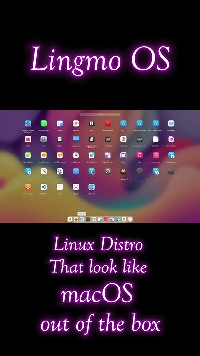 Lingmo OS : Linux Distro that look like macOS #macos #linux - YouTube