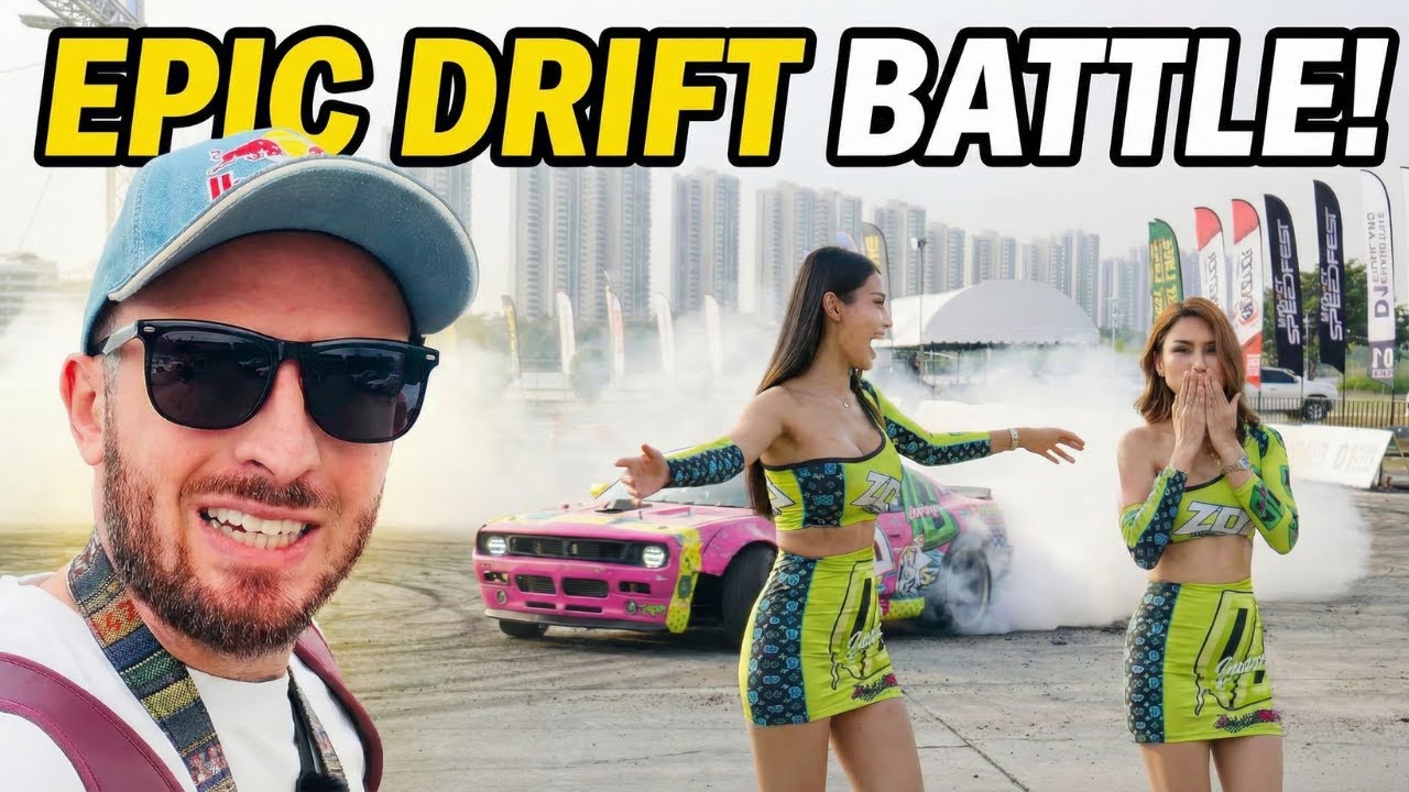 INSANE Drifting Madness in Bangkok! 🇹🇭 D1 Drift Championship in Thailand