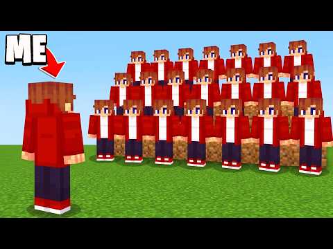 Minecraft, But I Cloned Myself!