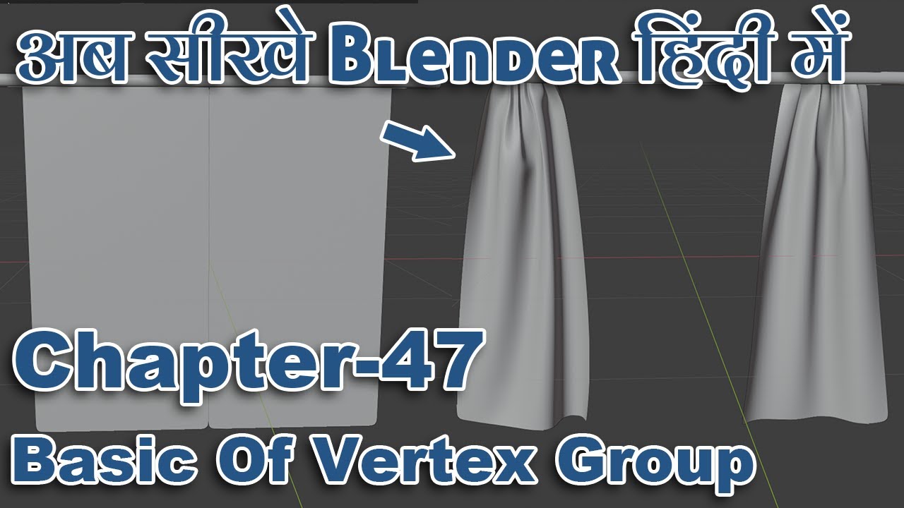 Basic Of Vertex Group- Chapter-47 Blender Tutorial - YouTube