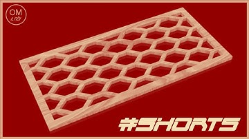 Hexapanel ⬡ CNC - grasshopper rhino #shorts