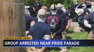 'They came to riot': Members of white supremacist group arrested near Idaho pride event, police say