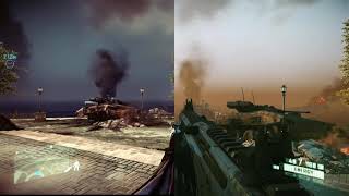 Crysis 2 Remastered 2021 vs  Black Fire Mod 2 MaldoHD v4 2013(Xbox One X vs. GTX 1080)