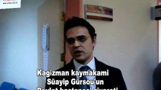 Kağızman Kaymakamı Şuayip Gürsoyun Hastane Ziyareti.