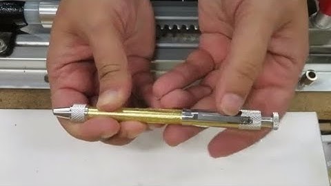 Clip Bolt Action Pen Kit Assembly Instructions from Penn State Industries