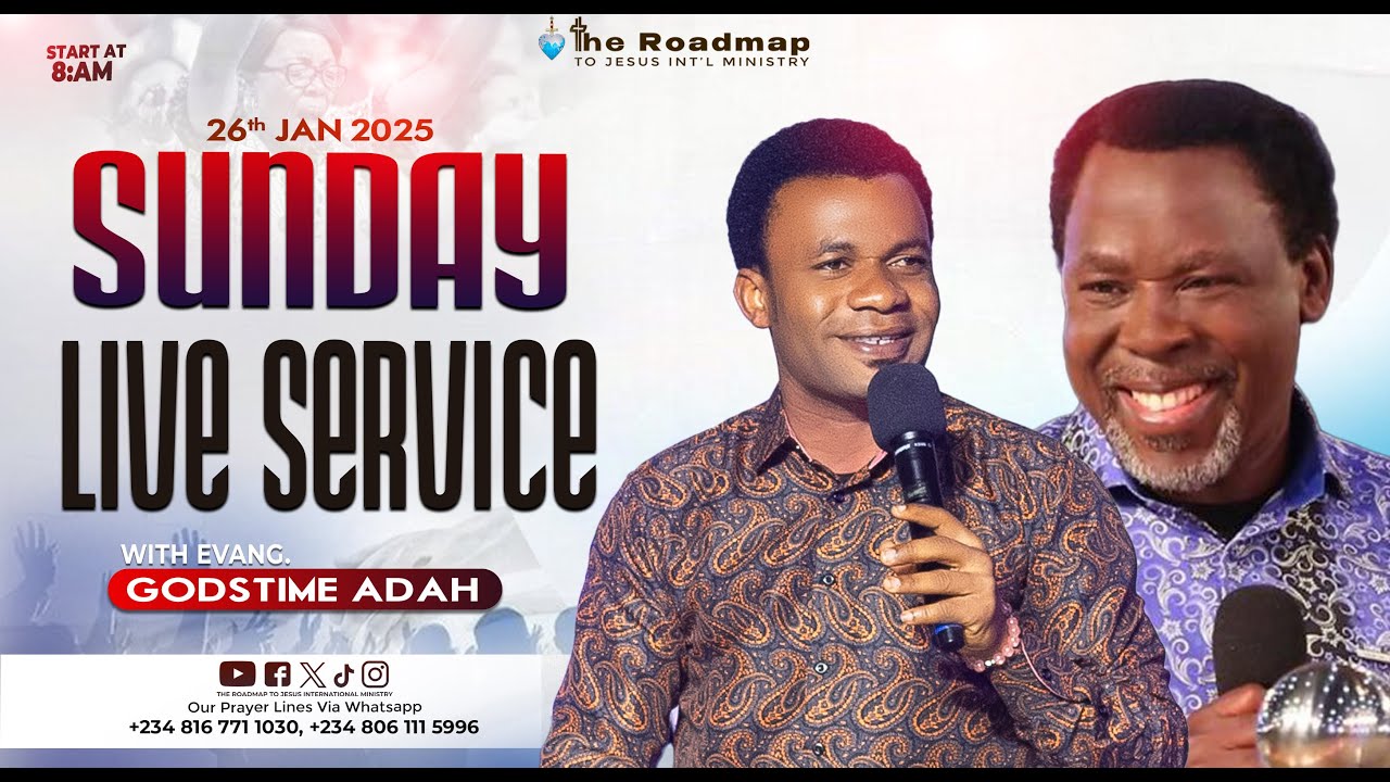 SUNDAY LIVE SERVICE ( 26TH JANUARY 2025 ) - YouTube