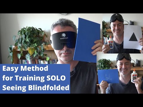 Seeing Blindfolded SOLO training - one simple method for when you don't have a partner