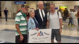 American Airlines Captain Jeffery William Yaeger Retirement Flight Arrival LHR-DFW September 3, 2025