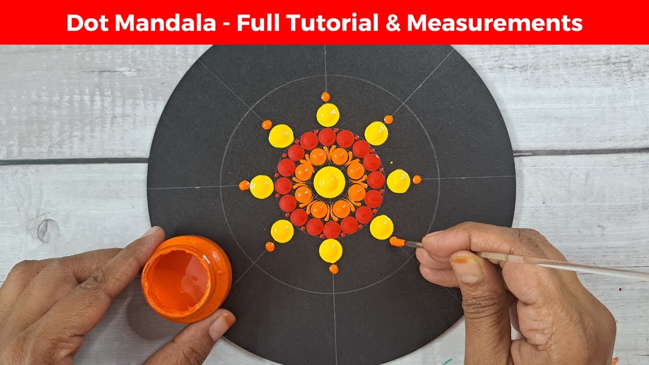 Dot Painting | Dot Art | Dot mandala for beginners | Mandala Art | 246 ...