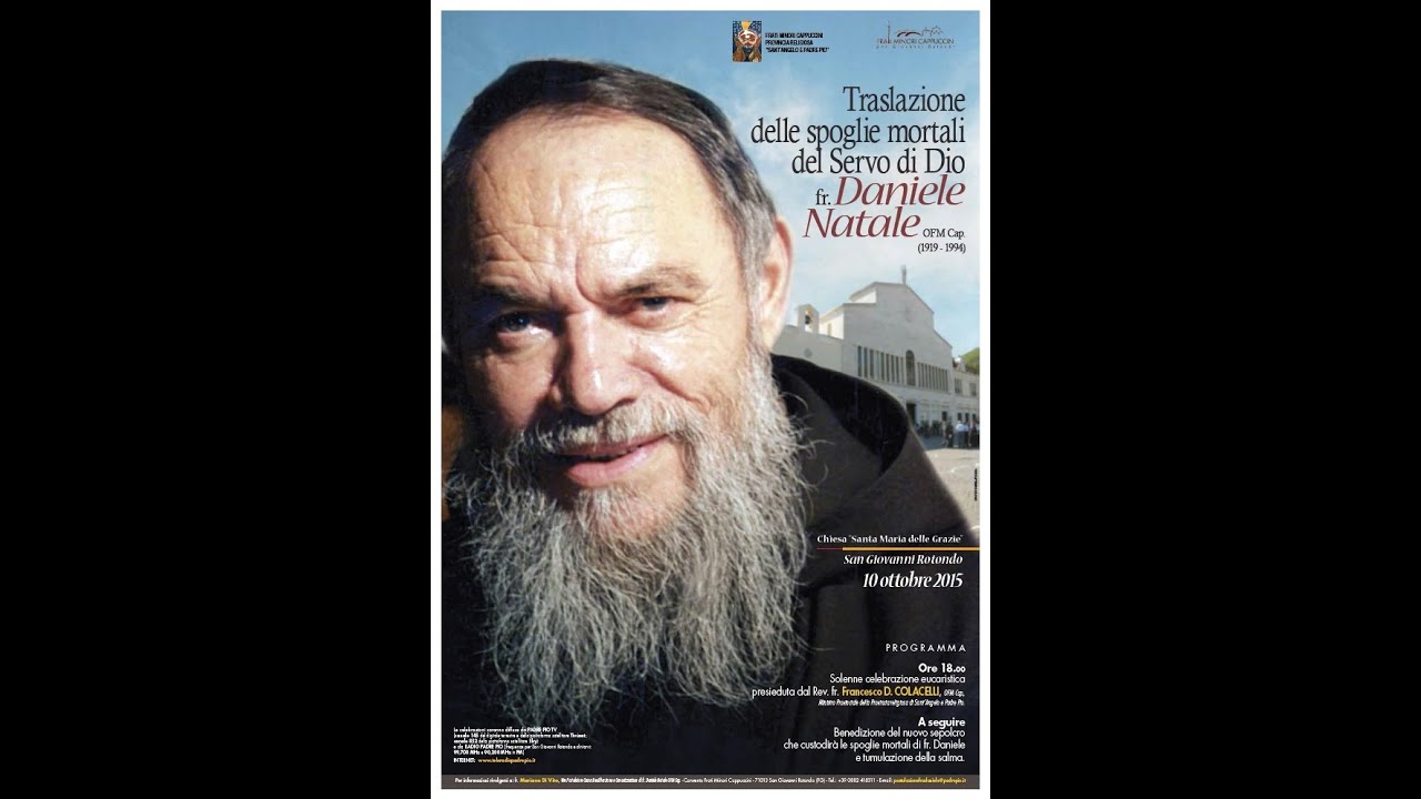 Traslazione del Servo di Dio fr. Daniele Natale