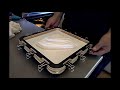 Vacuum forming and painting real metal finish superman logo