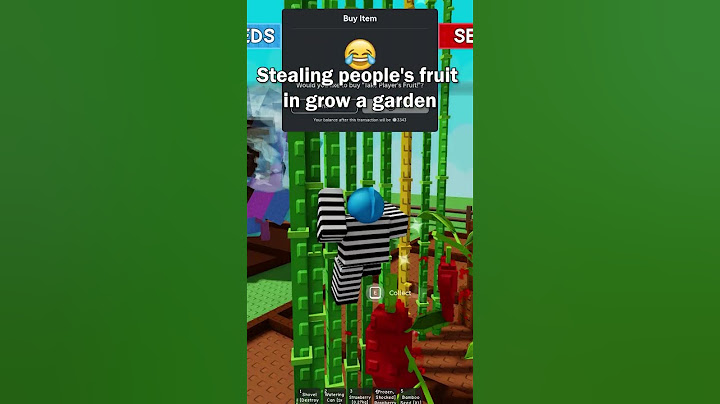 Taking Fruit from Other Players in Grow a Garden #roblox #growagarden