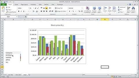 Học EXCEL cơ bản 35  Vẽ Biểu đồ tương tác đơn giản trong excel 480p
