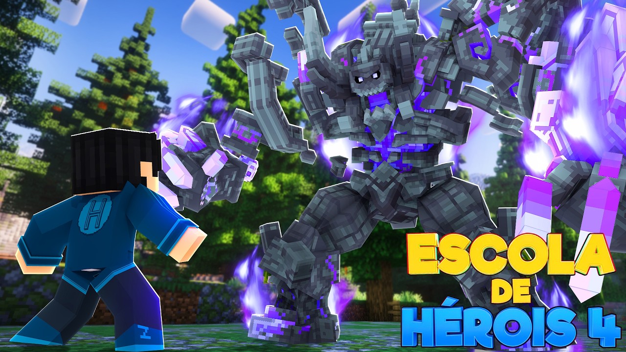 Minecraft: O GRANDE VILÃO - ESCOLA DE HEROIS 4 Ep.08 ‹‹ P3DRU ››