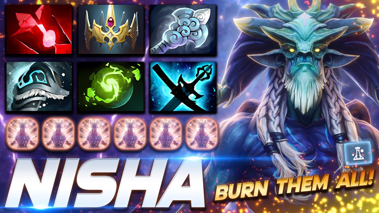 Nisha Leshrac Burn Them All - Dota 2 Pro Gameplay [Watch & Learn]