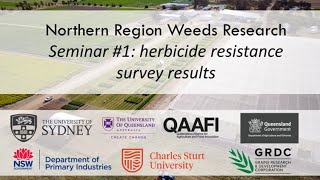 Lunchtime Seminar Series #1: Herbicide Resistance Surveys