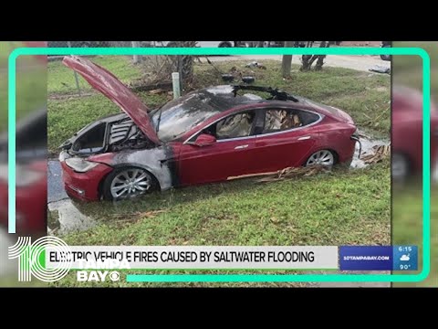 Yes, electric vehicles are prone to igniting in flood, saltwater