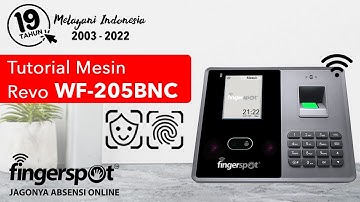 12. REVO WF-205BNC - Menghubungkan Mesin ke Aplikasi Fingerspot.iO