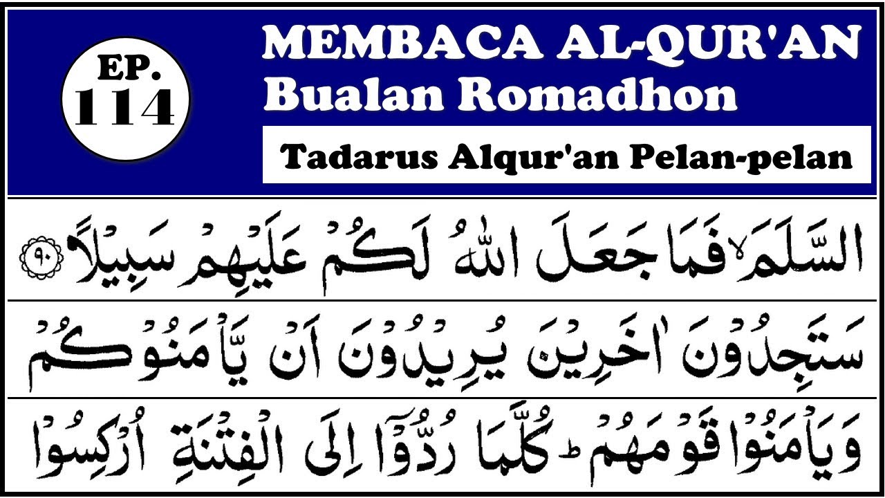 BELAJAR NGAJI Alquran (Cara Mudah Baca Alquran Pelan pelan SURAH ANNISA