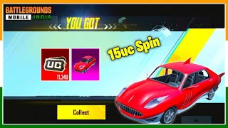 BGMI SHARK DACIA 15UC SPIN | BGMI FREE BONUS UC UC STATION EVENT | M10 ROYAL PASS PURCHASE screenshot 1