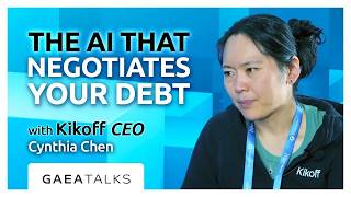 GAEA Talks Live from HumanX - The AI That Negotiates Your Debt with Kikoff CEO Cynthia Chen