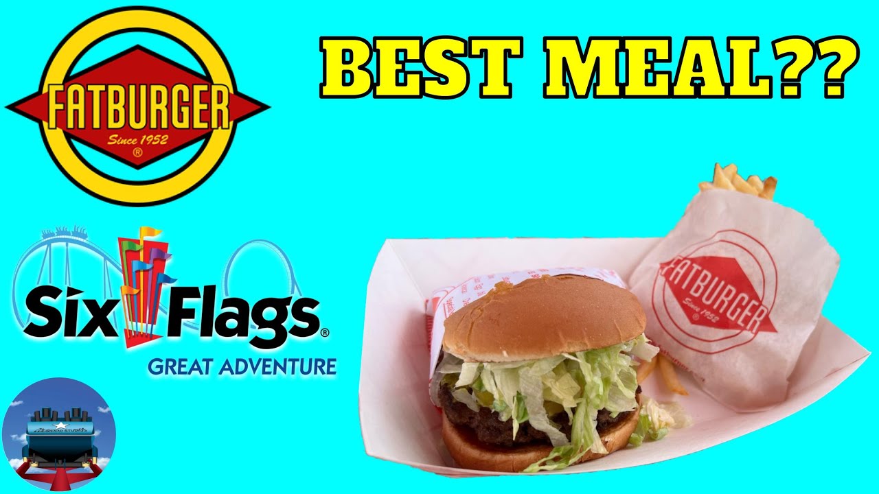 The BEST Meal at Six Flags Great Adventure?! FatBurger Review YouTube