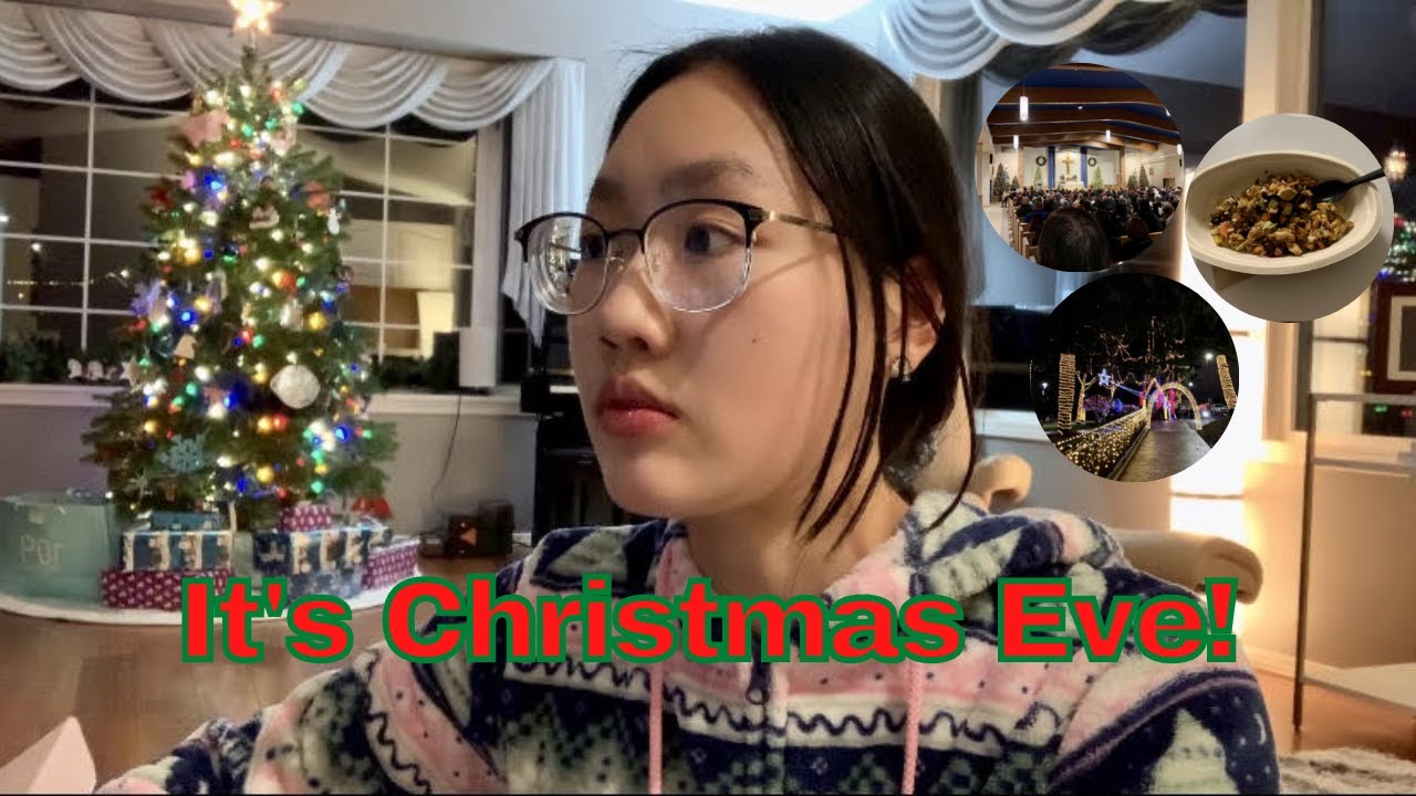 IT'S CHRISTMAS EVE! working & Christmas Eve mass vlogmas day 24
