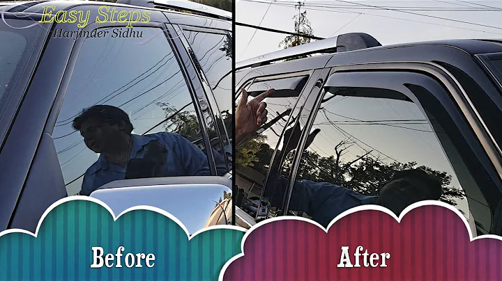 How to Install Window Visor | Rain Guard on Lincoln Navigator | In Channel Window Visors