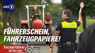 Blaulicht auf dem Acker - Sven in der Polizeikontrolle | Treckerfahrer dürfen das! | NDR
