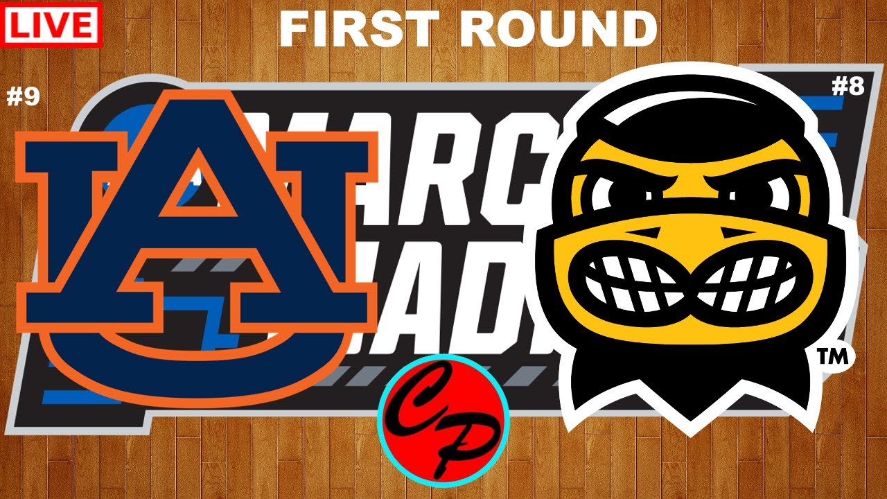 9 AUBURN vs 8 IOWA NCAA MARCH MADNESS FIRST ROUND LIVE GAME CAST
