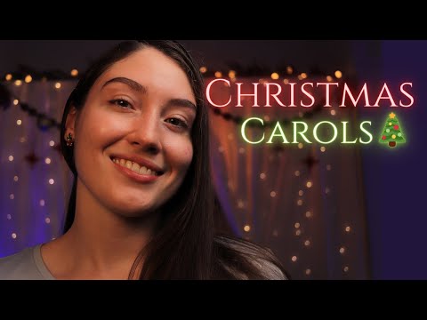 Softly Singing and Reading Christmas Hymns 🎄Christian ASMR