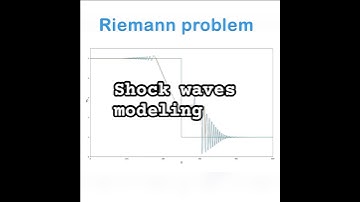 Shock waves modeling: Riemann problem #cfd #fluiddynamics