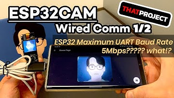 ESP32CAM | Android(Flutter App) Wired Communication - Baud Rate Test [1/2]