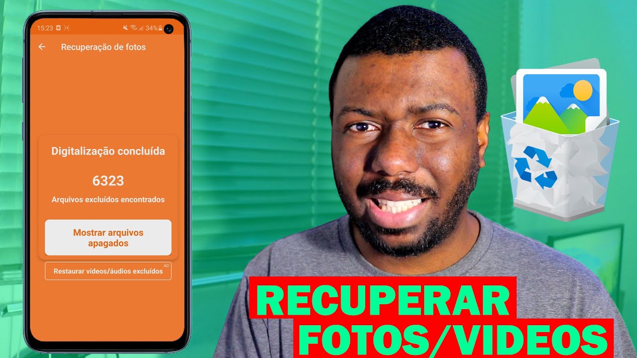 Como Recuperar Fotos/Videos Apagados Permanentemente do Celular Sem Root -  YouTube